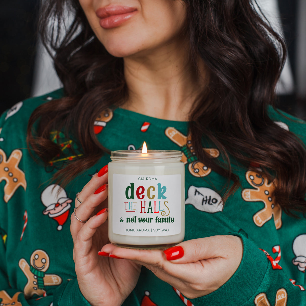 Deck The Halls Candle-2